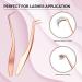 Miuffue False Eyelash Applicator - Stainless Steel Curved Tweezers for Strip Lashes | Rose Gold - Buy Online on GoSupps.com