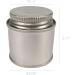 Buy FixtureDisplays 2 OZ Steel Flat Top Can with Tight Seal Twist Cap - Ideal for Glue Chemicals Liquids & Powders - 11309NEW-6PK-NPF - International Shipping Available - Buy Online on GoSupps.com