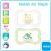 Buy MAM Air NIGHT Silicone Pacifier 16+ | Set of 4 Girls with Sterilized Transport Boxes | International Shipping Available - Buy Online on GoSupps.com