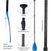 BLISSWILL SUP Paddles - Adjustable Stand Up Paddle | 4-Piece Floating Alloy Kayak Paddle (Blue) - Buy Online on GoSupps.com