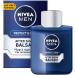 Nivea Men Protect & Care After Shave Balsam in a 4 -pack (4 x 100 ml) calming after shave skin care after shaving with aloe vera and panthenol