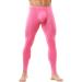 QiaTi Men's Long Johns Bottoms - Comfortable XL Pink Long Johns Underwear for Men | International Shipping Available - Buy Online on GoSupps.com
