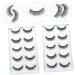 Beavorty 10 Pairs Fake eyelashes reusable eyelashes natural look magnetic lashes fluffy natural eyelashes false eyelashes for beginners short fake eye lashes chemical fiber make up 5d - Buy Online on GoSupps.com