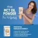 Keto Zone French Vanilla MCT Oil Powder - 315g | 30 Day Supply - Dr. Colbert's Keto Zone Diet Book | Coffee Creamer - 70% C8 30% C10 | 0 Net Carbs - Buy Online on GoSupps.com