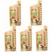 Yardenfun 5st sauna-timer desk attachment to hourglass from wooden glass sauna stones 15 minutes sauna backrest backrest sauna reminds of hourglass minutes timer hourglass rotating wood sand liquid 25.5x15cmx5pcs as shown