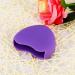 7 Colors Makeup Brush Cleaner Mat - Silicone Heart Glove Scrubber for Easy Cleaning | Purple Makeup Brush Cleaning Pad - Buy Online on GoSupps.com