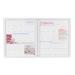 Nail Color Card Book 46 Colors Nail Art Display Book Firm Durable for Nail Salon Supplies for Women Girl for Nail Art Works Display