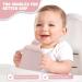 Silicone Baby Cup with Lid - Toddler Training Sippy Cup with Handles and Teether Top - Pink, 6 months - Buy Online on GoSupps.com