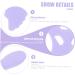 Angoily 3 pcs Stencils for Aid Multi-functional Women Tool Eyeliner Eyeshadow Reusable Eye Girl Silicone - Buy Online on GoSupps.com