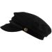 Men's Summer Cotton Greek Fisherman Sailor Hat Flat Cap - Black, Small-Medium - Buy Online on GoSupps.com