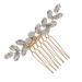 Ipetboom 1pc Rhinestone Disc Hair Comb Wedding Hair Combs for Women Pearl Hair Clip Vintage Bridal Hair Comb Crystal Hair Comb Hair Pin Hair Claw Alloy Rhinestones Headgear Bride