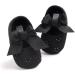 LACOFIA Baby Girls Christening Shoes | Anti-Slip Soft Sole Prewalkers 6-12 Months | Black - Buy Online on GoSupps.com