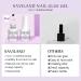 Saviland 15ML 4-in-1 Nail Glue Set for Fake Nails & Poly Gel - Super Strong Gel Base Strengthen, Slip Solution, Nail Repair Treatment - 2pcs - Buy Online on GoSupps.com