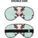 Shop Cute Black Cow Print Unisex Eye Mask | Soft Comfortable Light-Blocking Sleep Mask for Better Sleep - Buy Online on GoSupps.com