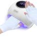 FOHOLA 2 Pairs Fingerless Gloves UV Gloves for Gel Nails Anti UV Gloves for Nail Lamp UV Protection for Nail Design(White) (M 2) M 2.0 - Buy Online on GoSupps.com