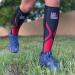 Unisex Calf Compression Sleeves for Running - 7mm Red L/XL | Footless Compression Socks for Muscle Support & Recovery - Buy Online on GoSupps.com
