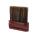 Barber Neck Mop Brush Dark Brown Hair Neck Cleaning Brush for Home Salon