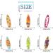 48pcs Surfboard Cupcake Toppers - Summer Hawaii Cupcake Toppers - Buy Online on GoSupps.com