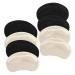 Healeved 4 Pairs Foot Cushions for Heels Comfort pad self-Adhesive Cushion Floor mat Anti Drop Panel Inserts for Women Pads Inserts Carpet 10x6cm 15CYISVEIWSP15V6C50F580YR