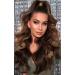 Yeeshedo Black Ponytail Hair Extensions - Long Wavy Braids with Brown Highlights | Natural Afro Curly Clip-In Wigs for Dark Brown & Blond Hair - Buy Online on GoSupps.com