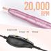 20000RPM Electric Nail Drill Kit with Drill Bits, Brush, and 106Pcs Sanding Bands - Professional Acrylic Nail File for Manicure Pedicure Gel Dip Nails - Pink - Buy Online on GoSupps.com