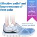 Premium Heel Cushions for Pain Relief | Comfort for Plantar Fasciitis Achilles Tendonitis & Heel Spurs | Men & Women (Large W8.5-12 | M7.5-11 - Buy Online on GoSupps.com
