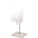 Marriott Minimalist Table-Top Vanity Mirror with 3X Magnification in Brushed Nickel Finish - Buy Online on GoSupps.com