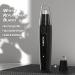 Rechargeable Ear & Nose Hair Trimmer for Men - 360 Rotary Blades Extra Replaceable Blade Black - Buy Online on GoSupps.com