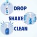 OceanSaver All Purpose Floor Cleaning Spray - 12x 10ml | Plant Based Rhubarb Coral Scent | Eco-Friendly & Cruelty-Free | Multi-Surface Cleaner for Spills & Stains - Buy Online on GoSupps.com