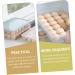 UKCOCO 2pcs Storage Box Plastic Pallet Plastic Tray Clear Egg Refrigerator Egg Holder Devil Crisper Travel Blue 30.2X21.5X4.2CM - Buy Online on GoSupps.com
