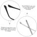 Ohphcall Universal Glasses Frame Replacement Accessories - Metal Glasses Arm for Short-Sighted Sunglasses - Silver 13.6x0.6cm - Buy Online on GoSupps.com