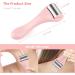 Ice Roller For Face & Eye Puffiness Relief Skin Care Ice Roller Relief Pain Stainless Steel Cold Facial Roller Face Massager (Pink) - Buy Online on GoSupps.com