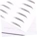 FOMIYES 6 Sheets Pairs Black Stickers Waterproof Eyebrow Template Modify 4 Stickers - Buy Online on GoSupps.com
