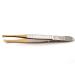 Solingen Slanted Tip Tweezers for Professional Eyebrow and Hair Removal - Stainless Steel with Chrome Plating, Leather Case Included (Made in Germany) - Buy Online on GoSupps.com