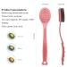 QiCheng&LYS Pink Body Brush Shower | Long Handle Handheld Body Massage Scrubber | 14inch (Pink) - Buy Online on GoSupps.com