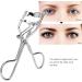 Portable Eyelash Curler Stainless Steel Eye Lashes Curlers Professional Lash Curler Tool with Silicone Pad Makeup Beauty Accessory for Women Girls - Buy Online on GoSupps.com