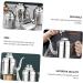 ABOOFAN Oil Can Bacon Grease Container Seasoning Dispenser Metal Soy Sauce Dispenser Oil Storage Bottle Kitchen Storage Container Oil Seasoning Bottle Stainless Steel Oil Bottle 16.5X7X7CM As Shown - Buy Online on GoSupps.com