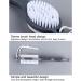Dajidafu PP PS Foot File Replacement Solid Color Hanging Pedicure Exfoliating Dead Skin Remover Bath Brush with Lanyard Yellow - Buy Online on GoSupps.com