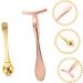 DOITOOL Facial Skin Roller 1 Set Both ends care Eye Wand rose gold skin care tools Double-end Facial Mask Spoon eye creams cosmetic eyes roller head digging spoon set Zinc alloy - Buy Online on GoSupps.com