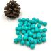 100pcs Turquoise Color Silicone Round Beads - 15mm Sensory Pearl Bead Bulk for DIY Jewelry Making and Mom Necklace Decoration - Buy Online on GoSupps.com
