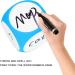 Fockety Write on Wipe Off Dice - 3.9in Blank EVA Dry Erase Cubes in Blue | Portable Teaching Aids for Writing Letters Numbers & Shapes | Vibrant & Cleanable - Buy Online on GoSupps.com
