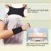 Compression Wrist Sleeves Brace for Men & Women - 2 Pairs | Tennis, Tendonitis, Carpal Tunnel Support | Medium Black Wrist Wraps - Buy Online on GoSupps.com