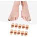 TYTOGE 10pcs Toe Cushion Tubes - Relief for Overlapping Toes, Bunions - Gel Fiber Sleeves - Reduce Pressure and Ache - Buy Online on GoSupps.com