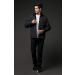 TSLA Men's Full-Zip Softshell Winter Jacket | Waterproof Fleece Lined | Dark Grey Medium - Buy Online on GoSupps.com