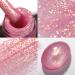 15ml Reflective Glitter Rubber Base Gel Nail Polish Glass Bottle Sparkling Sequins Soak Off UV LED Gel Varnish for Manicure - (Color: 9)