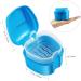 Angoily 2pc Toothbox Bath Case - Professional Prosthesis Container for Travel & Cleaning | Durable Plastic ABS - Buy Online on GoSupps.com