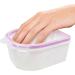 Nail Soaking Bowl Set with Handle Grip, Brush, Cuticle Peeler, Cuticle Pusher - Fingernail & Toenail Care Kit (2PCS) - Buy Online on GoSupps.com
