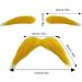 Yellow Mustache - Funny Self Adhesive Costume Accessories for Holiday Party Supplies | Flexible Foam with Backing Creative Character Cosplay Stage Makeup Festival Garden Autumn Bonfire Eve - Buy Online on GoSupps.com