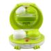 FCSHFC contact lens container cleaner automatic sweet frog shape Electric ultrasound cleaning box cartoon care box (color: green)