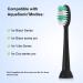 Everystep Replacement Toothbrush Heads 10 Pack for AquaSonic Electric Toothbrush - Black Series, Vibe Series, Duo Series pro - Black - Buy Online on GoSupps.com